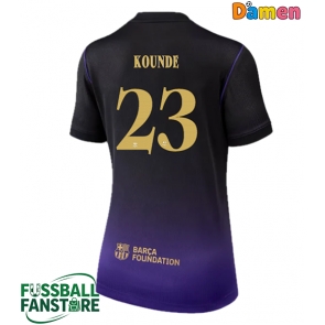 Barcelona Jules Kounde #23 Replik Auswärtstrikot Damen 2026-27 Kurzarm